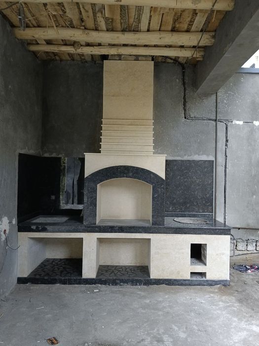 Летняя кухня,барбекю,помпейская печь,казан,очаг,камин,кирпич,газсварка