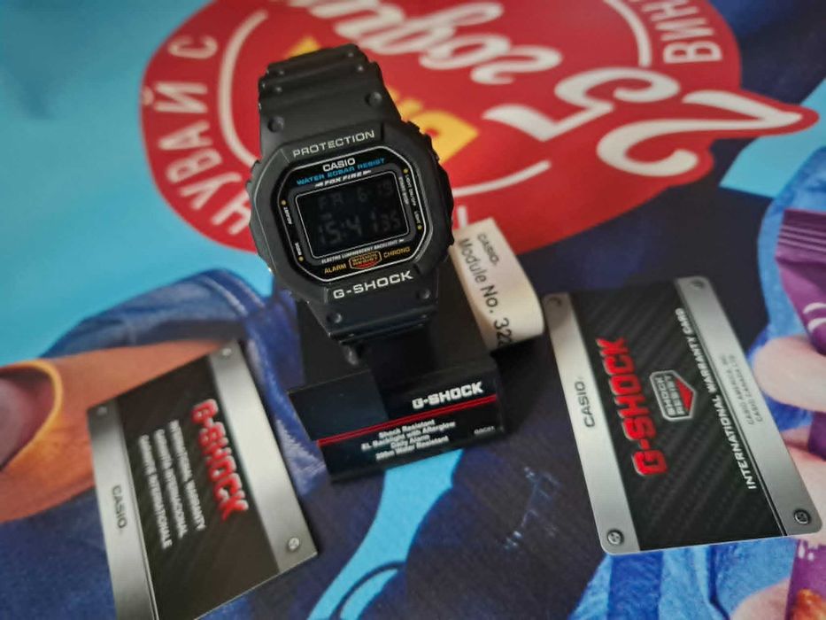 CASIO G-SHOCK DW-5600E fox fire