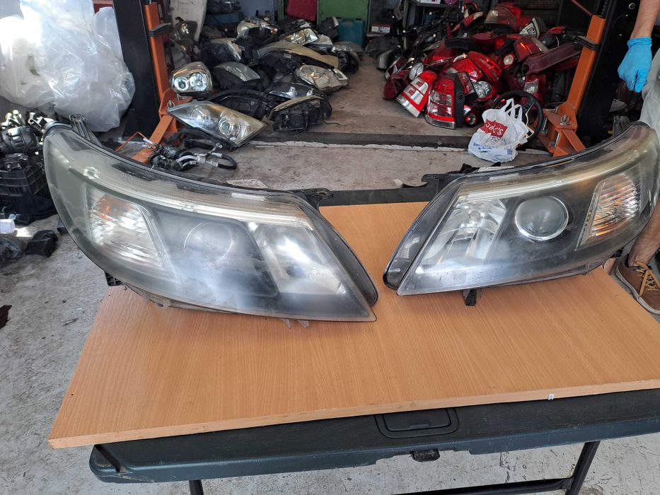 Far stanga dreapta Faruri Saab 93 9-3 Faclift cu Lupa si LED