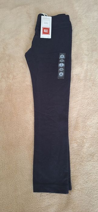 7-8г, НОВИ, Детски, тъмно син, памучен панталон за момиче, Orchestra