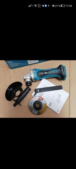 Акумляторный болгарка макита dga 452z