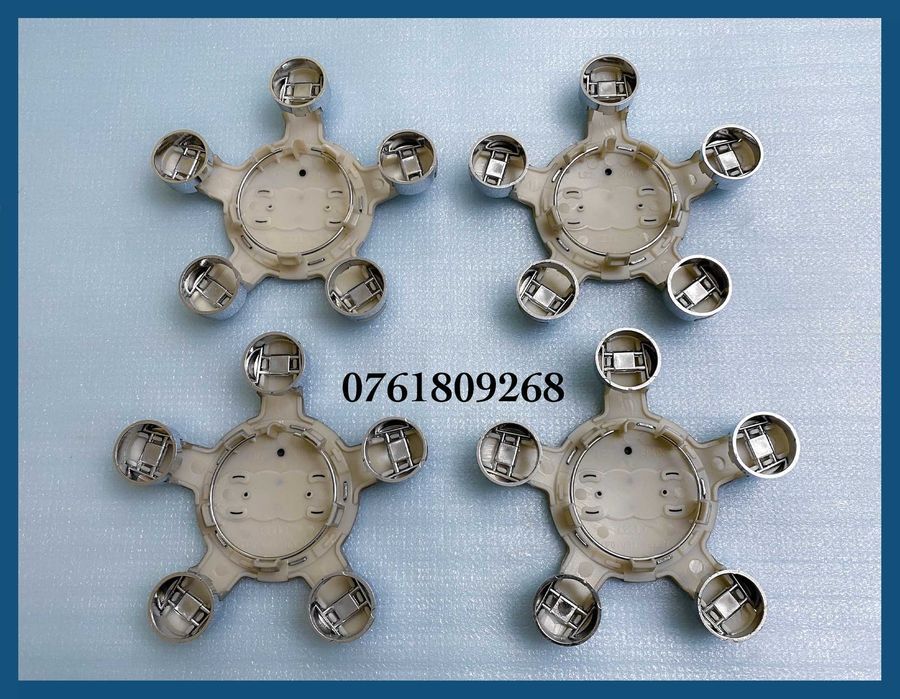 Set 4 capace gri Skoda 135mm tip gheara 4F0601165N jante aliaj Audi