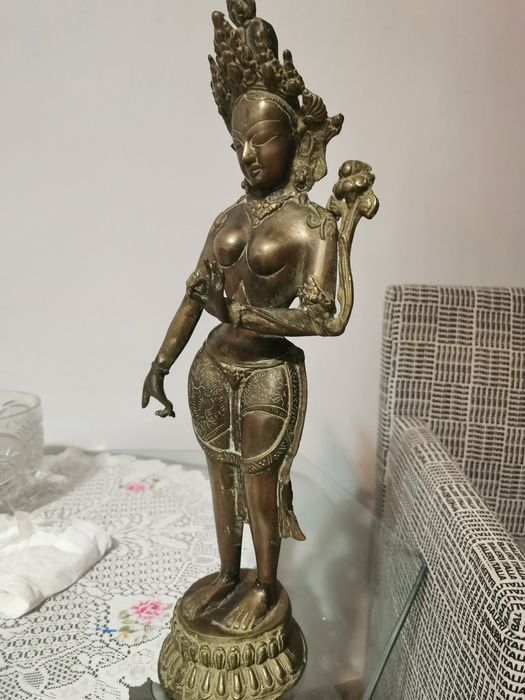 Statueta  veche din bronz
