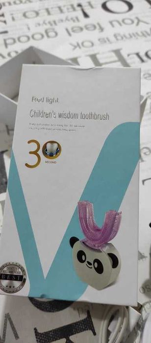 Детска интелигентна електрическа, ултразвукова четка за зъби,