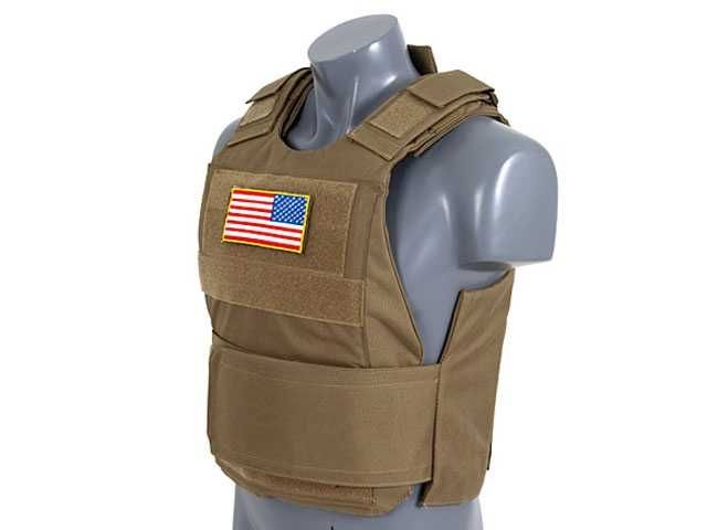 Vesta Tactica Protectie DELTA BODY ARMOR Culoare COYOTE,8FIELDS Noua