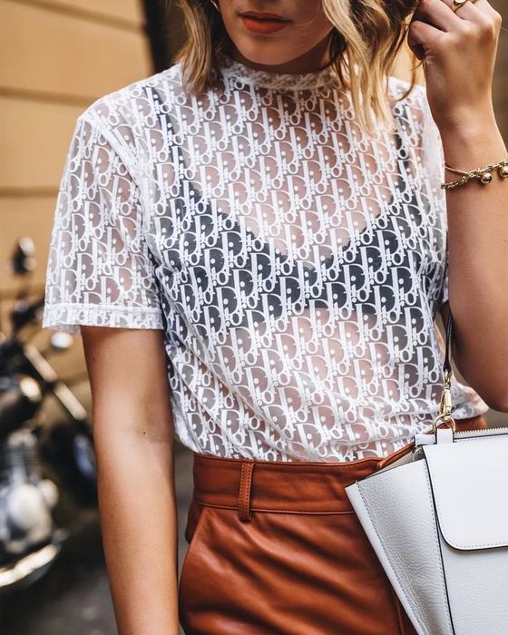 Прозрачни тениски Dior