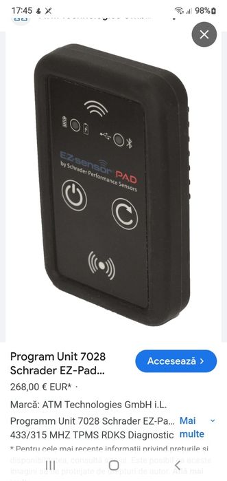 Tester presiune roți