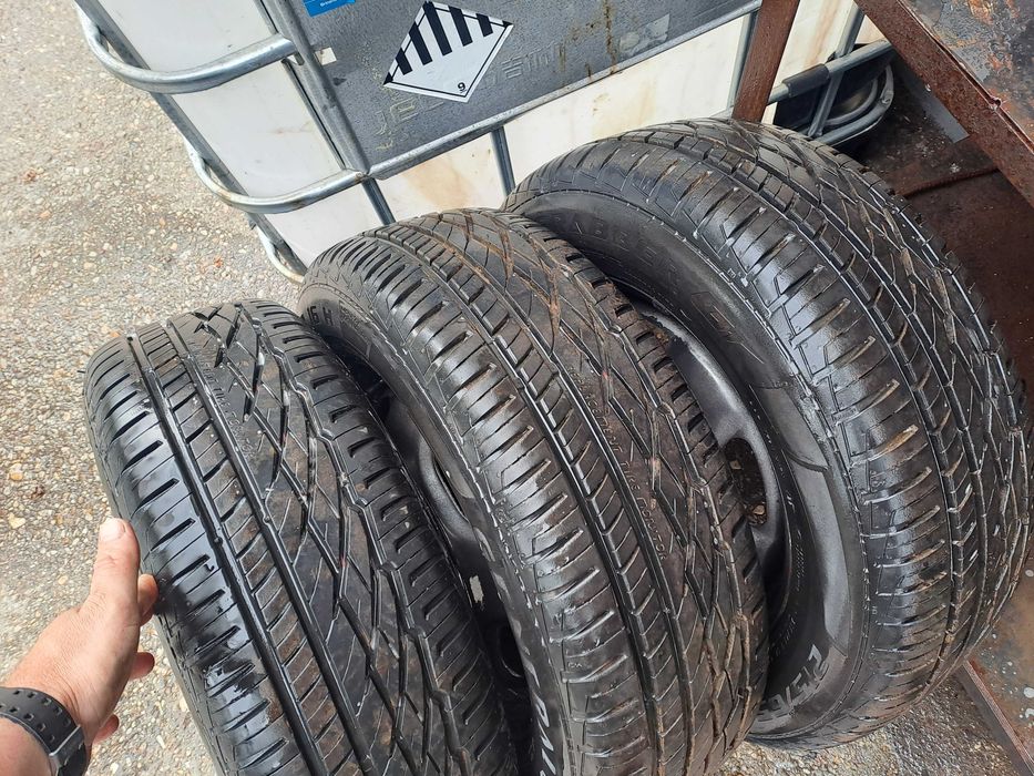 Roti de vara jante anvelope 215 65 R16 General Grabber Dacia