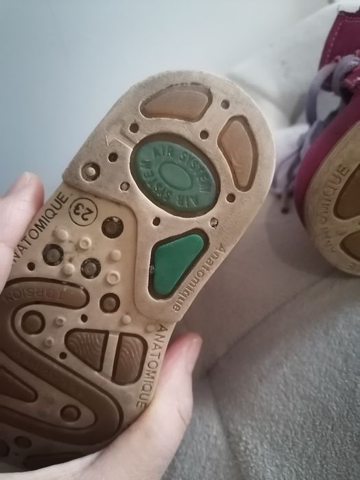 Детски боти от естествена кожа