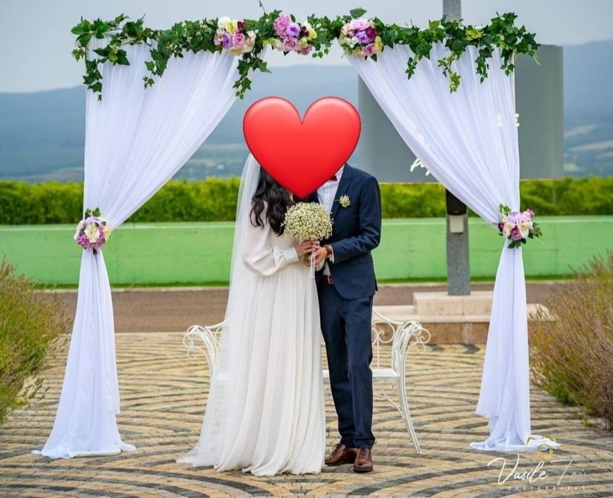 Aranjament Decor Arcada Flori Evenimente Nunta Botez