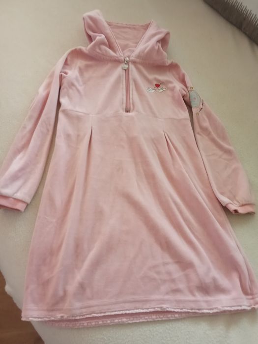 Детска розова рокля
