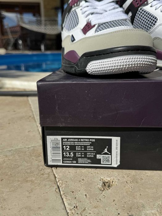 Jordan 4 Retro PSG Кецове 46 EUR + Кутия Нови