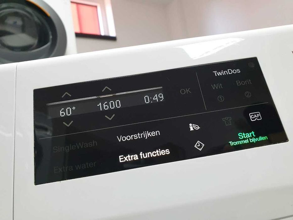 Miele 1600rpm 9кг Wi-Fi TwinDos Подсветка Пералня Миеле 12м Гаранция
