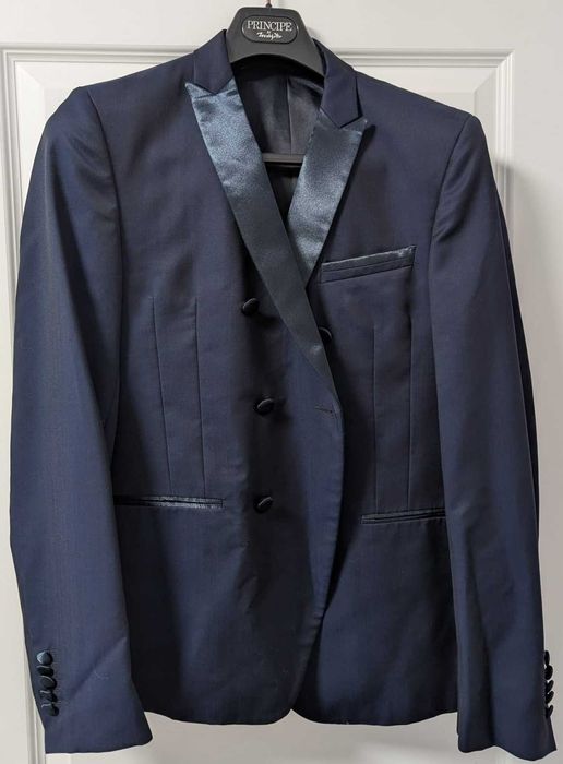 Tata & Fiu  Smoking barbati bleumarin