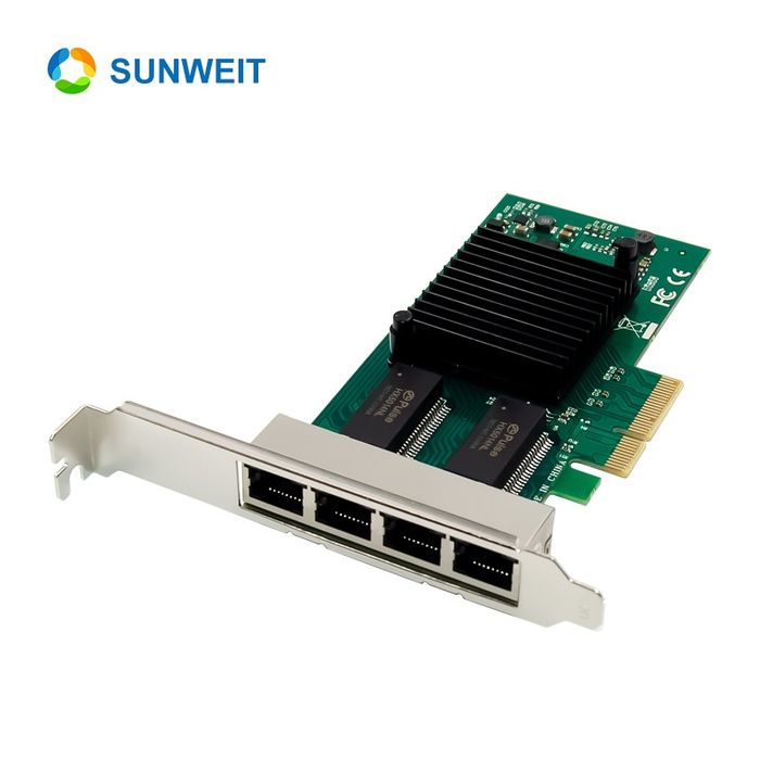 # PCi-e Intel i350-T4 Quad RJ45 Gigabit Сетевая карта Server Lan Card