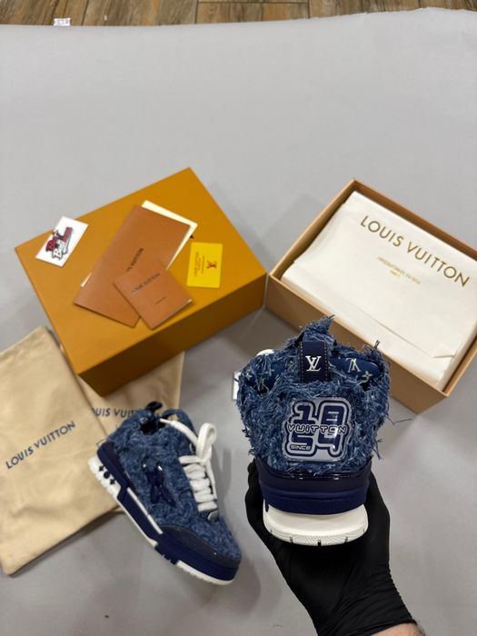 Louis Vuitton Trainer Skate Denim Calitate Superioară