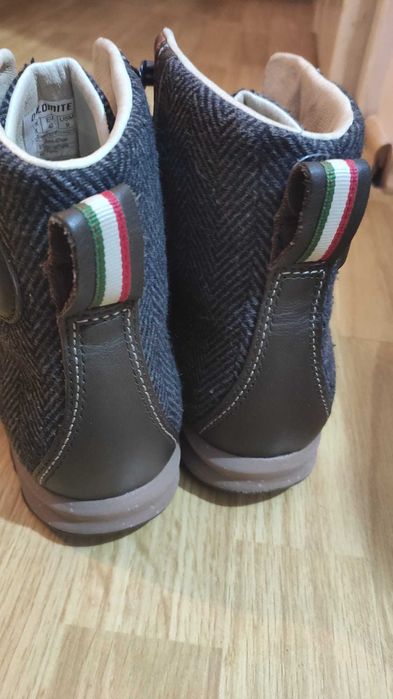 Bocanci/ ghete munte Dolomite 1897 piele, 42 noi