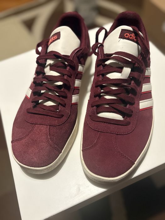 Adidasi / Sneakers Adidas VL Court, marimea 45, piele intoarsa