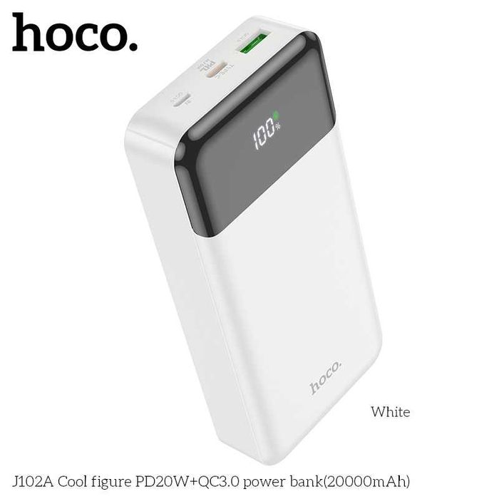 Hoco J102A Cool 22.5W+PD20W Power Bank 20000mAh for Samsung iPhone 17