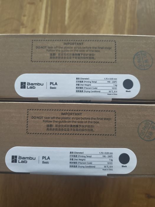 Filament bambu lab negru pla basic