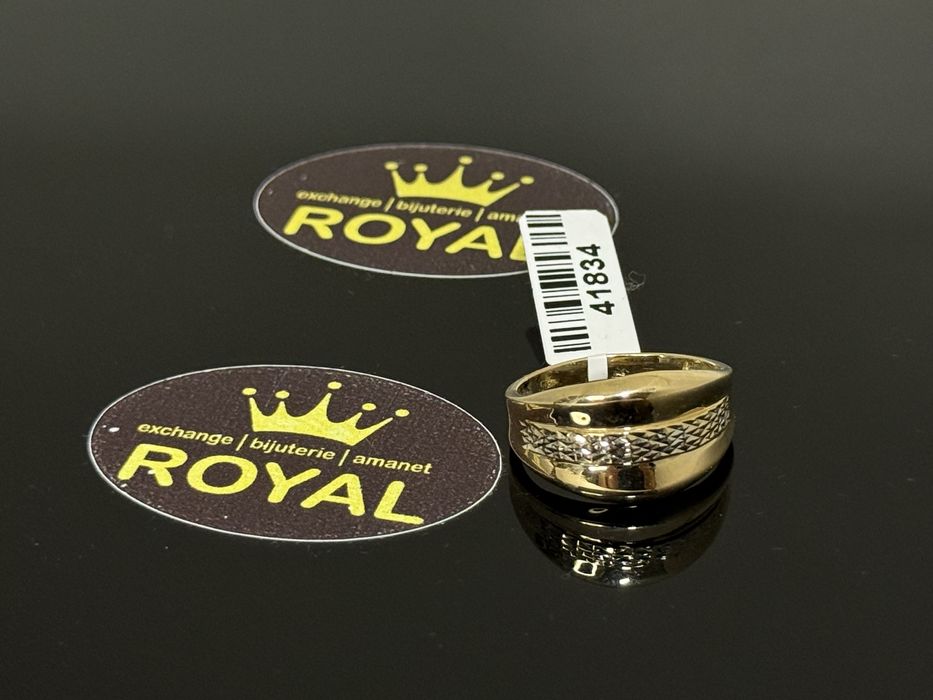Bijuteria ROYAL : Inel AUR 14K NOU / 3.74 GR
