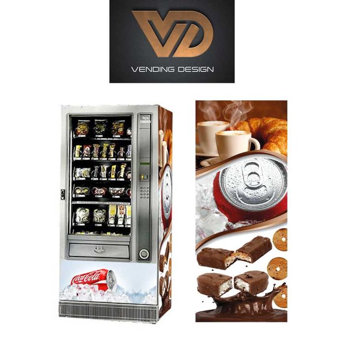 Стикери/ Фолио за вендинг автомати - Снакс - Зануси Спринг/ Spring