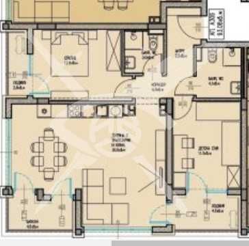 Продава се Тристаен апартамент в Бургас, Славейков - 106 кв.м за 1058 €/кв.м - Снимка #1