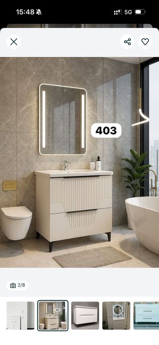 Раковина с тумбой