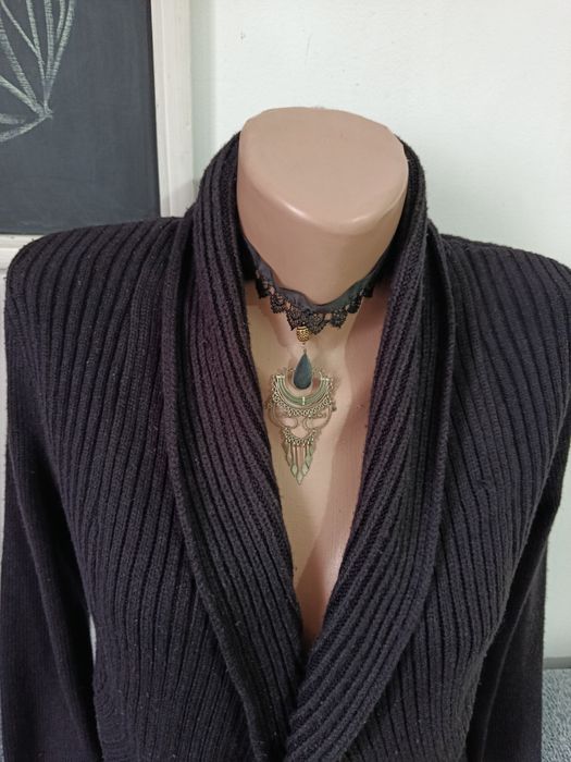 Cardigan bolero negru călduros H&M mărimea S 36