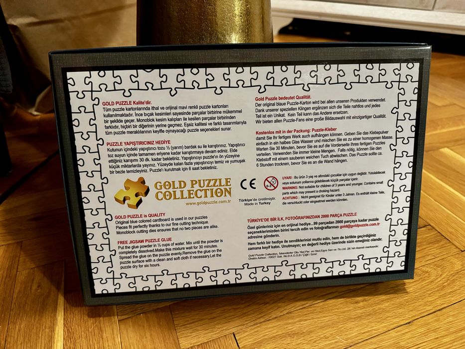 Пъзел Gold Puzzle от 1000 части - Тежестта на страстите