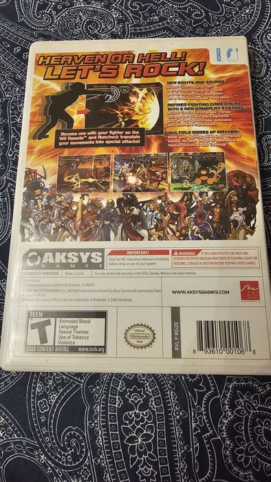 Joc wii Guilty Gearxx