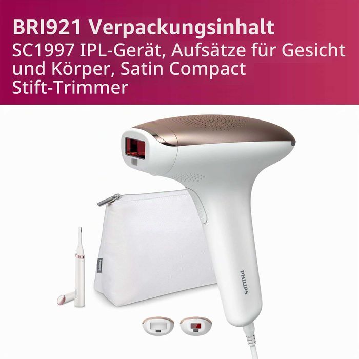 Фотоепилатор Philips Lumea Advanced BRI921/00 IPL