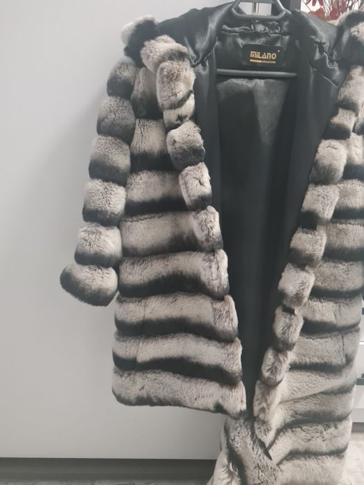 Haina blana naturala chinchila