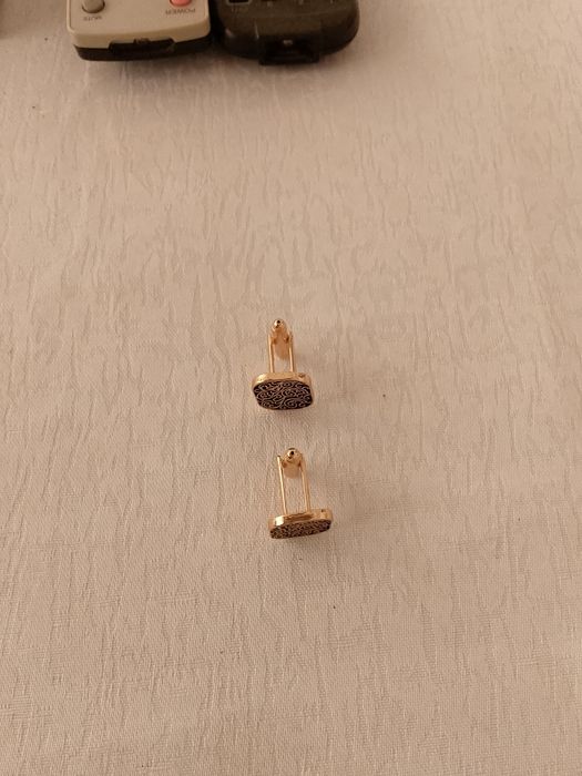 Запонки зажимы мужской янги