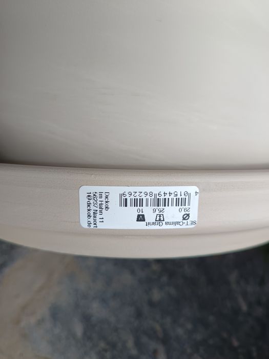 Ghiveci granit cu farfurie