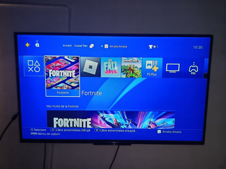 PlayStation 4/PS4 GTA V/The Crew 2/Far Cry/Sniper/FIFA/Fortnite/Roblox