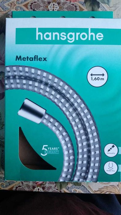 Furtun pentru dus Hansgrohe si Schimbator baterie dus