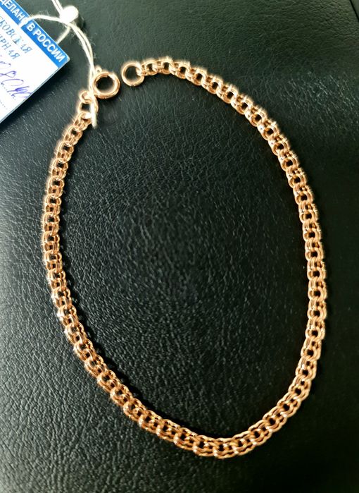 Новый золотой браслет 585 пробы