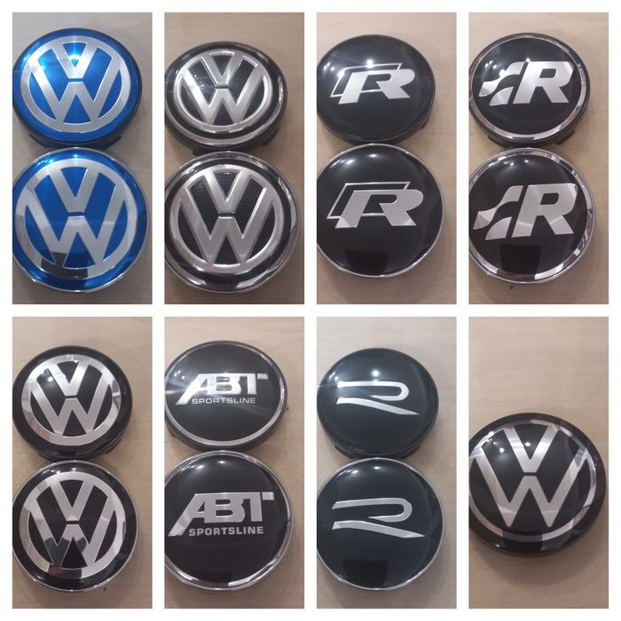 Vw - set 4 capace pentru jante aliaj
