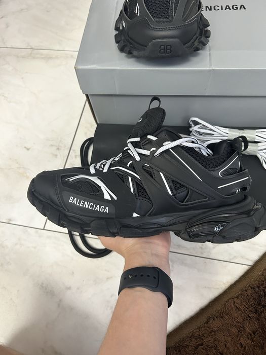 balenciaga track black/white