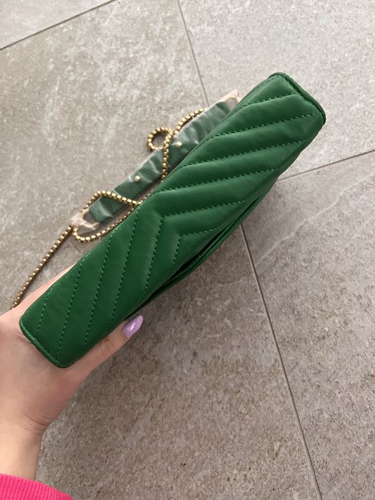Зелена чанта YSL