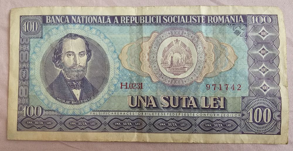 100 lei din 1966