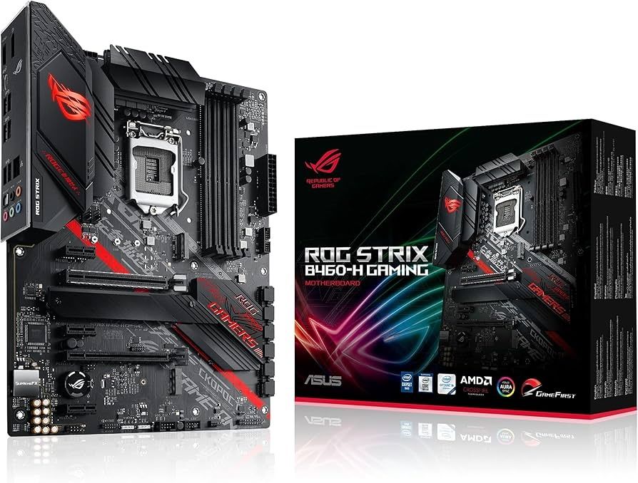 ROG STRIX B460-H GAMING Lga 1200 ATX материнская плата intel i7 i9 i5