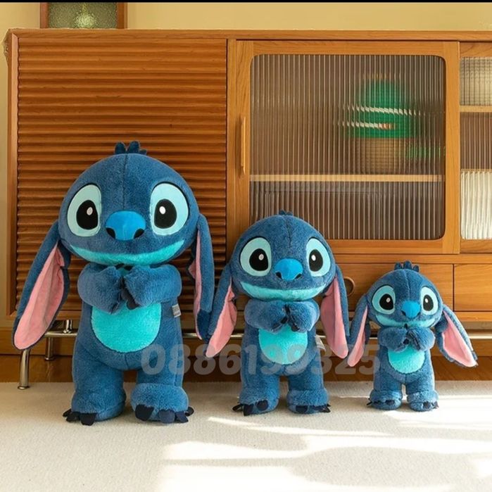 Голям плюшен Стич Stitch, 120см, Лило и Стич плюшена играчка голяма