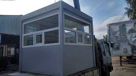 Охранная будка КПП от 2 м² до 9 м²