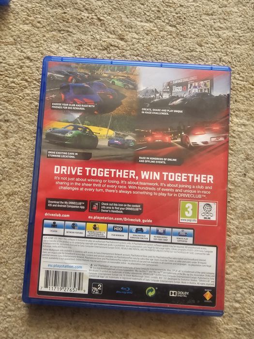 DRIVE CLUB Playsation 4