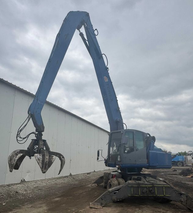 ATLAS TEREX 1704!! Excavator cu graifer si cabina liftanta