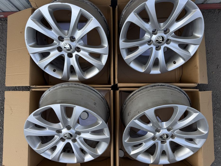 Jante aliaj originale SKODA Octavia Superb Karok - 5x112 R17