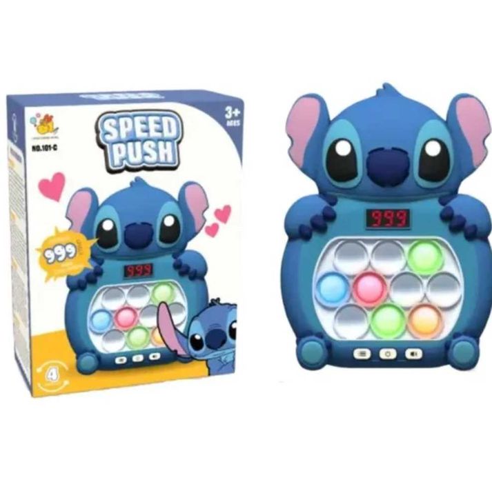 Пистолет за балончета и попит на Стич с дисплей