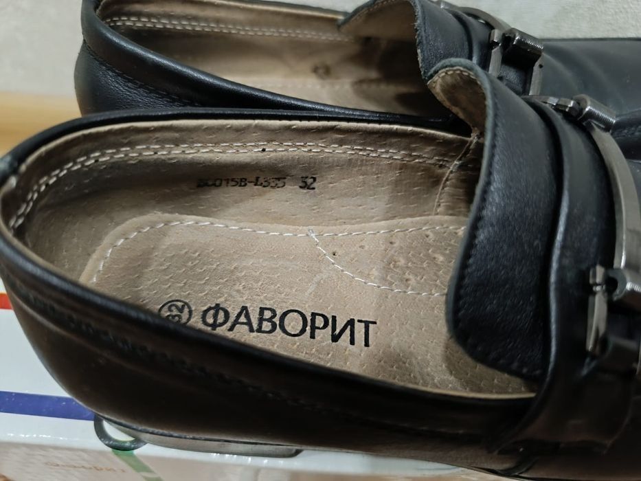 Кожаная обувь на мальчика р32